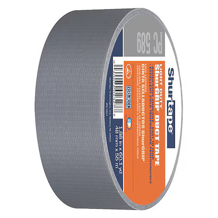 Shurtape 152300 Duct Tape, Silver, 60-1/8 Yd L, 1-7/8 In W, Pk24 Shurtape 152300 Duct Tape, Silver, 60-1/8 Yd L, 1-7/8 In W, Pk24