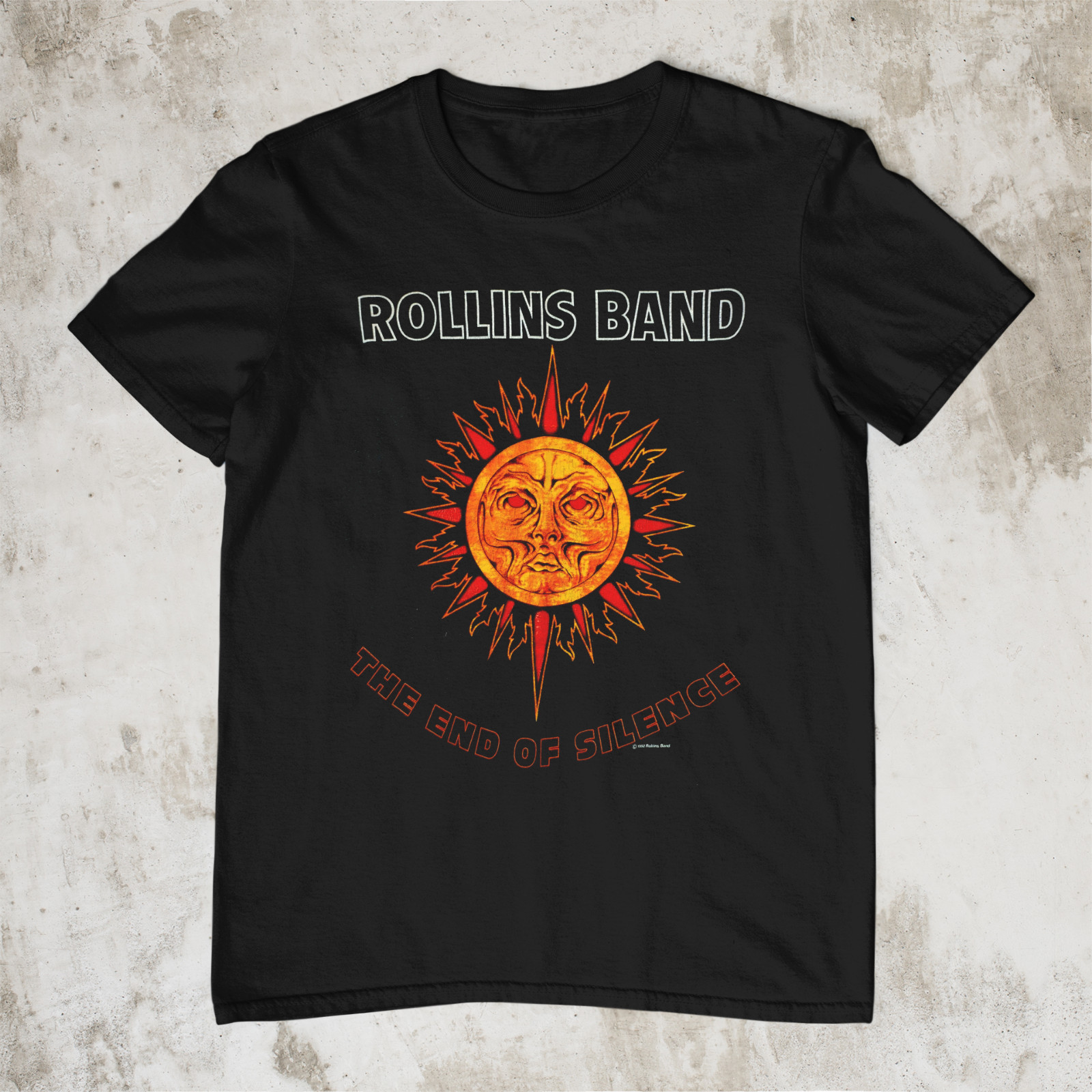 Vintage 1992 Rollins Band The End Of Silence Black All Size Men\'s Shirt AC389