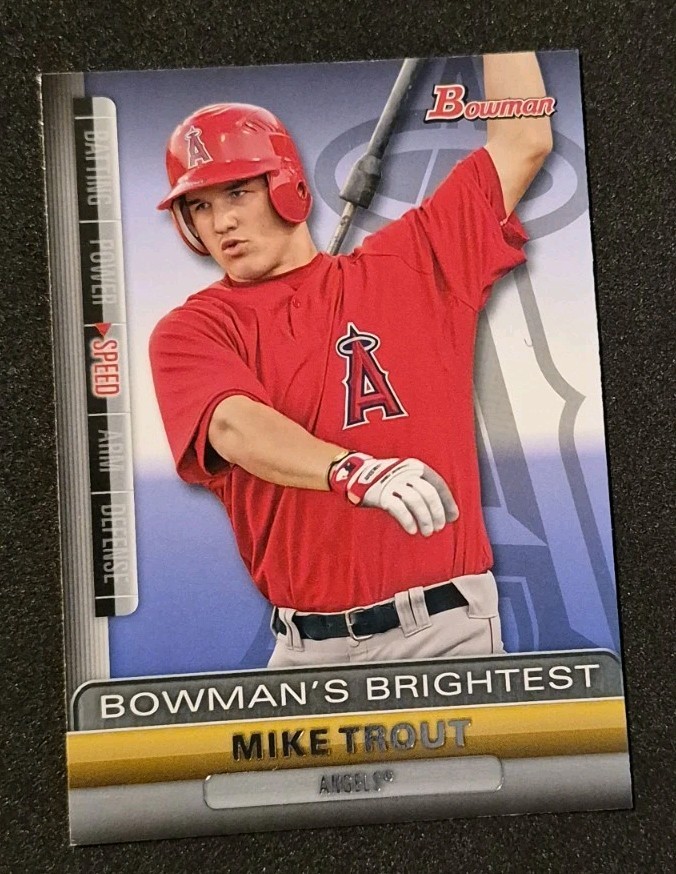 2011 Bowman Bowman\'s Brightest Mike Trout #BBR6 Rookie RC 2011 Bowman Bowman\'s Brightest Mike Trout #BBR6 Rookie RC