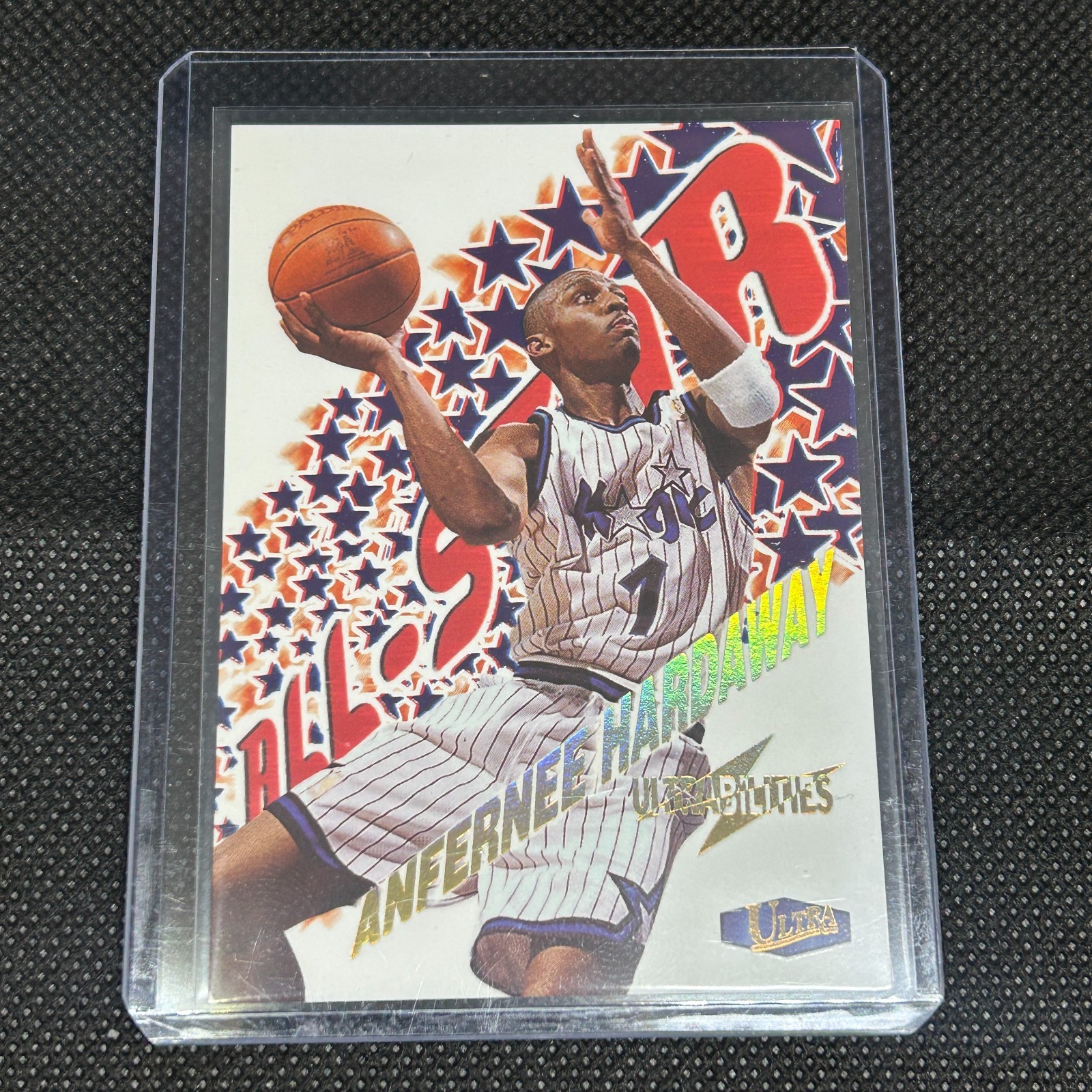 1997-98 ANFERNEE HARDAWAY FLEER ULTRA ULTRABILITIES ALL-STAR INSERT #7 OF 20