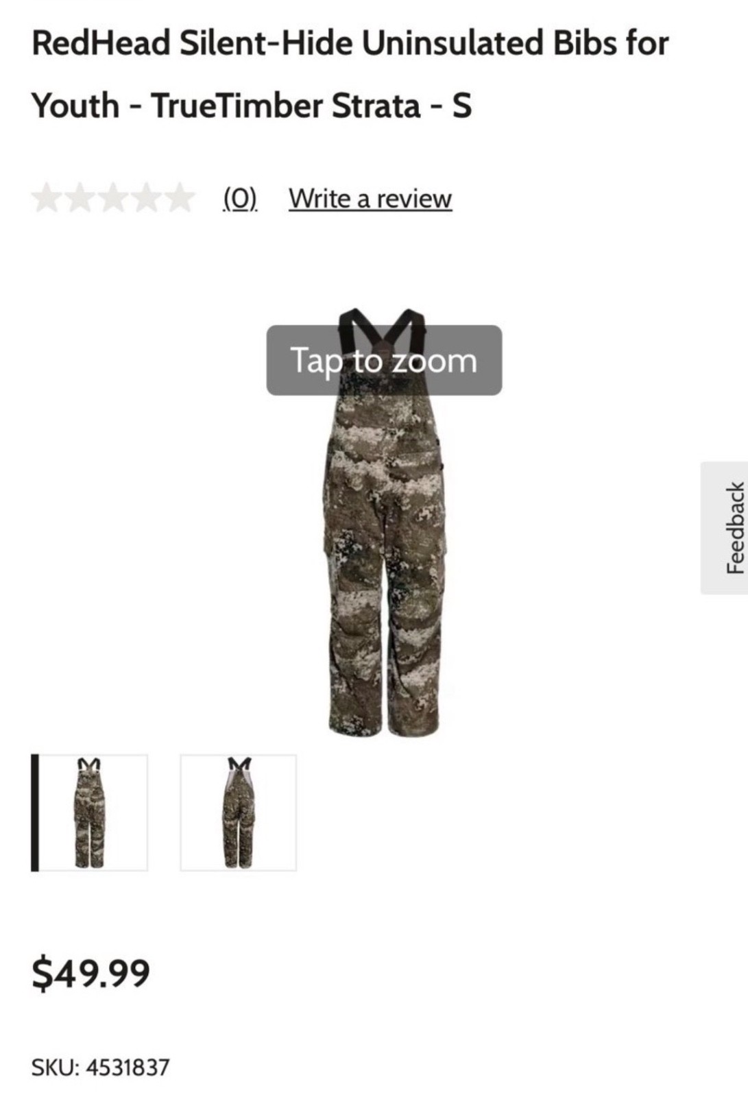 Red Head Overalls Bibs Kid Youth Small Camouflage Overalls Uninsulated Red Head Overalls Bibs Kid Youth Small Camouflage Overalls Uninsulated