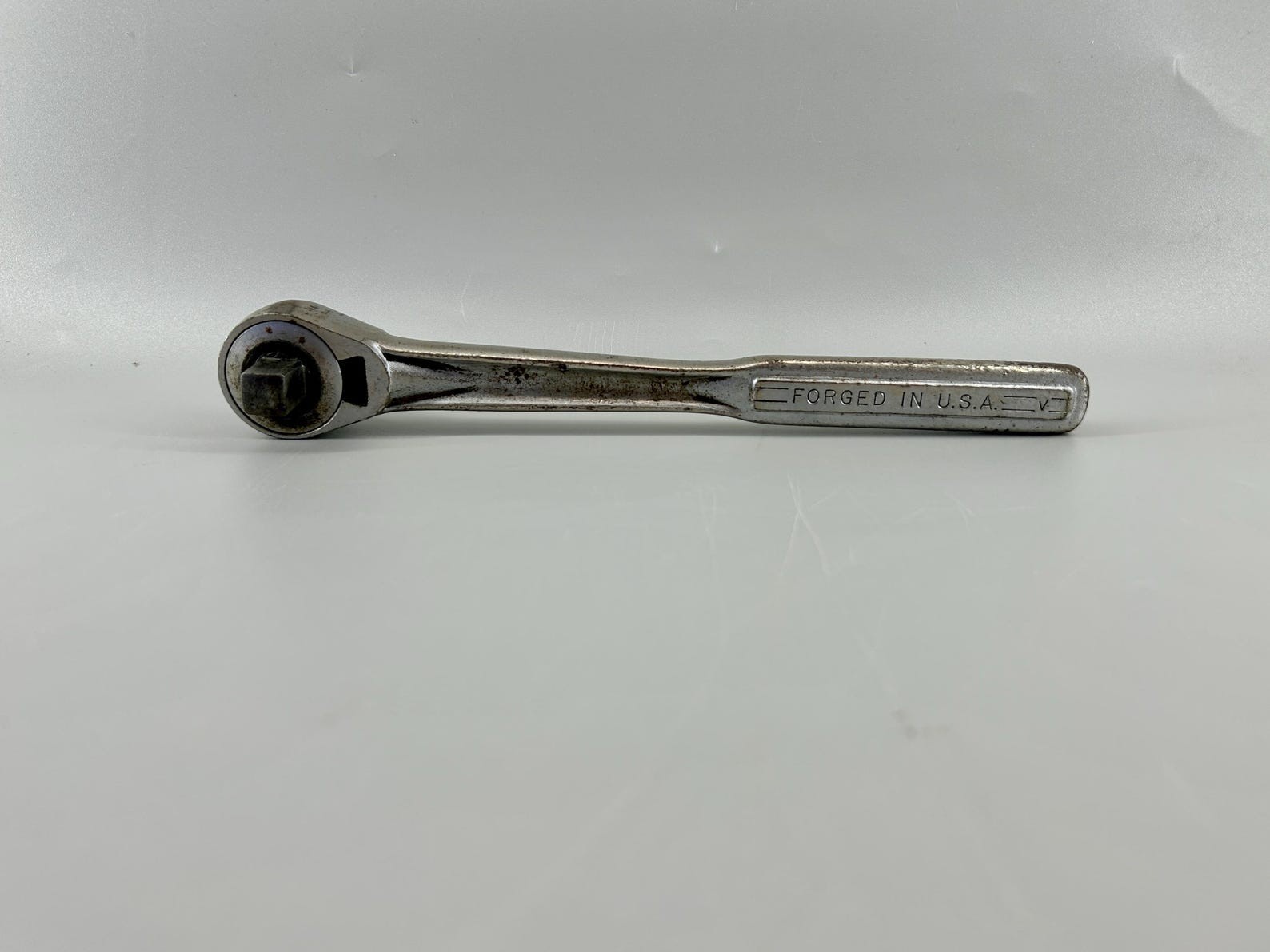 Vintage Craftsman V-Series 1/2 Drive Ratchet USA Moore Drop Forge Working