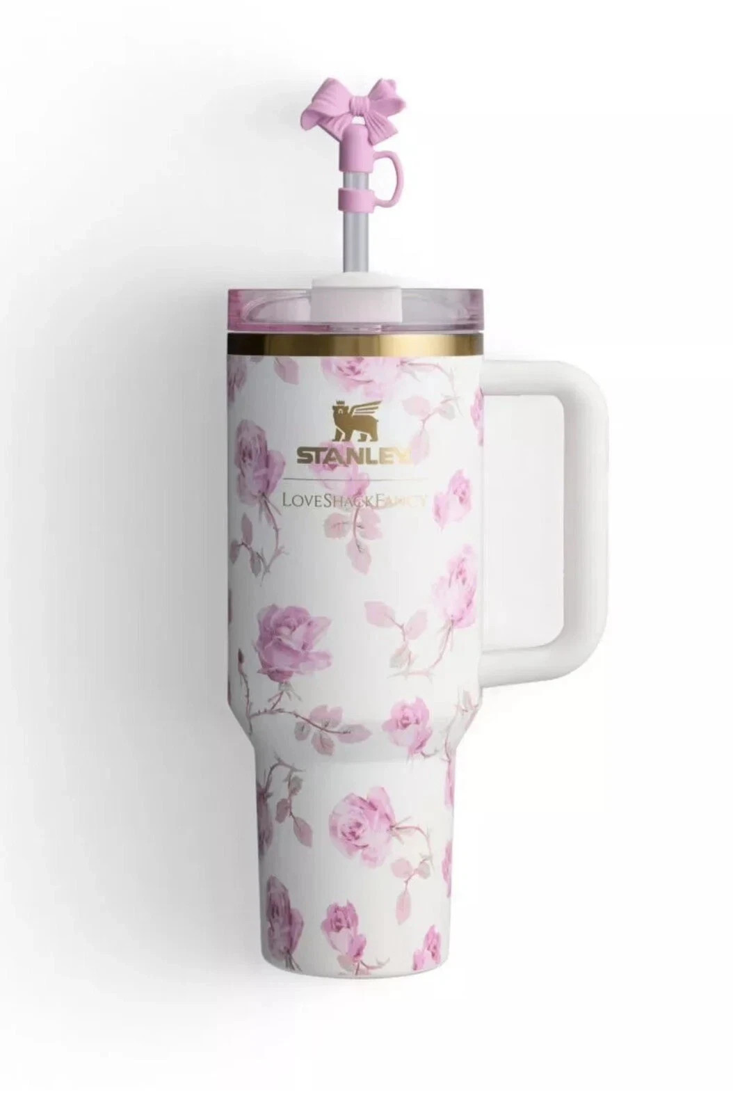 Stanley X Love Shack Fancy Rosa Limited Edition 40 oz Quencher Tumbler, Gift Box