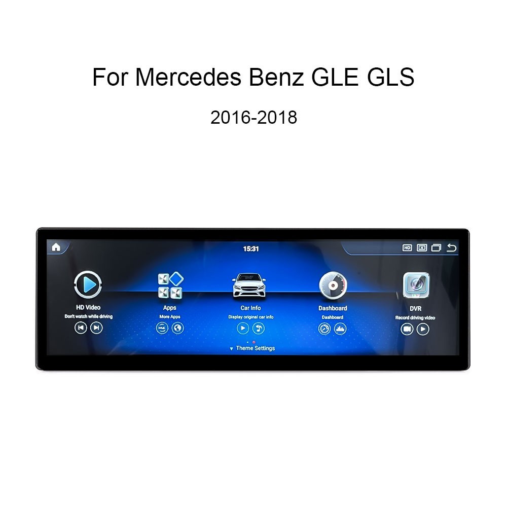 14.9in display monitor upgrade for Mercedes-Benz GLE GLS 2016-2018 Android auto