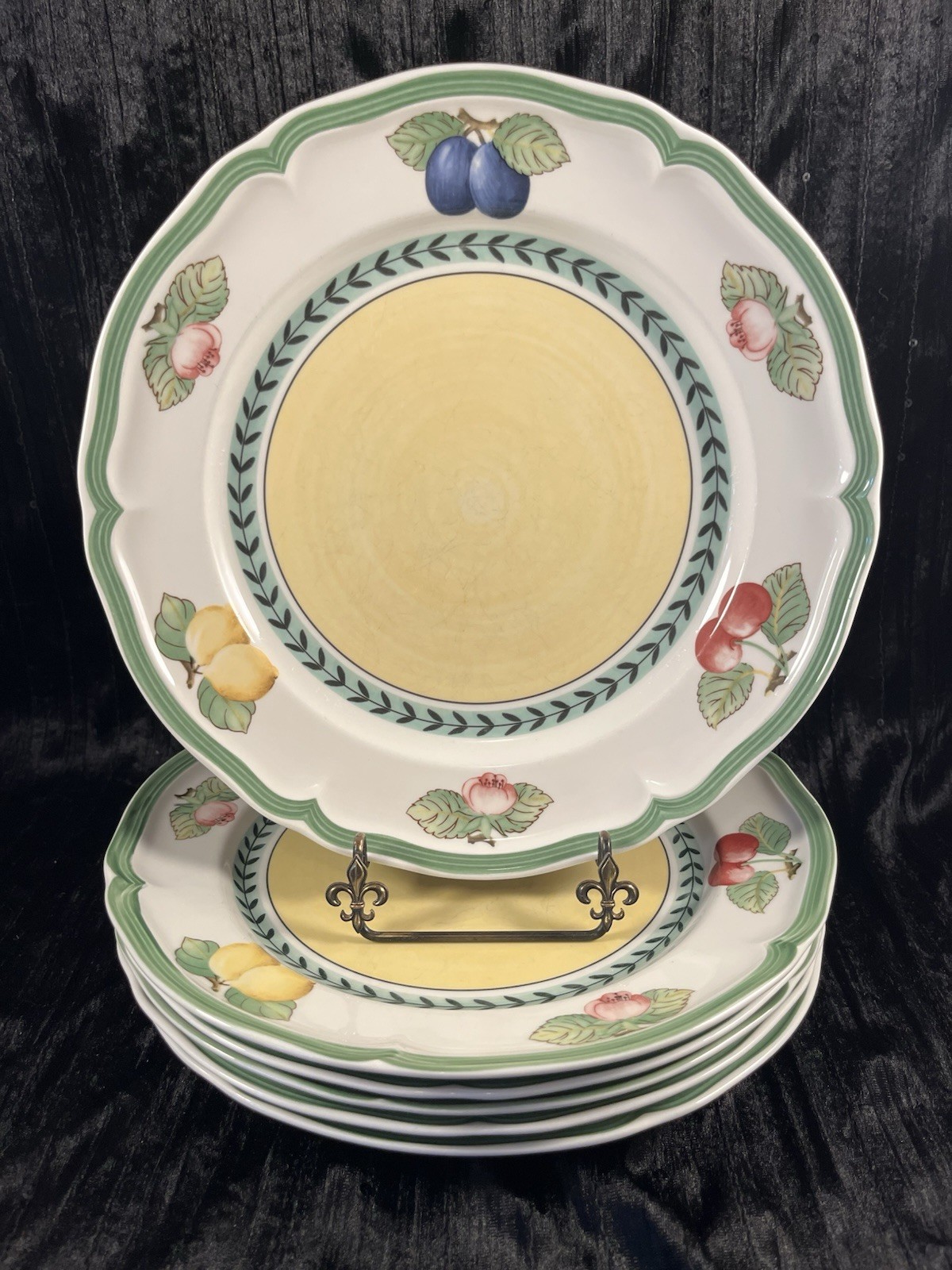 **READ** Villeroy & Boch French Garden Fleurence Dinner Plates Set Of 6,  10.5\