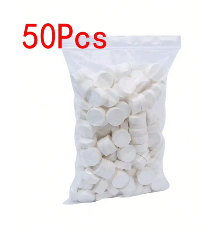 50pcs Portable Compressed Disposable Towels – Wet/Dry Soft Coin Tissues Travel 50pcs Portable Compressed Disposable Towels – Wet/Dry Soft Coin Tissues Travel