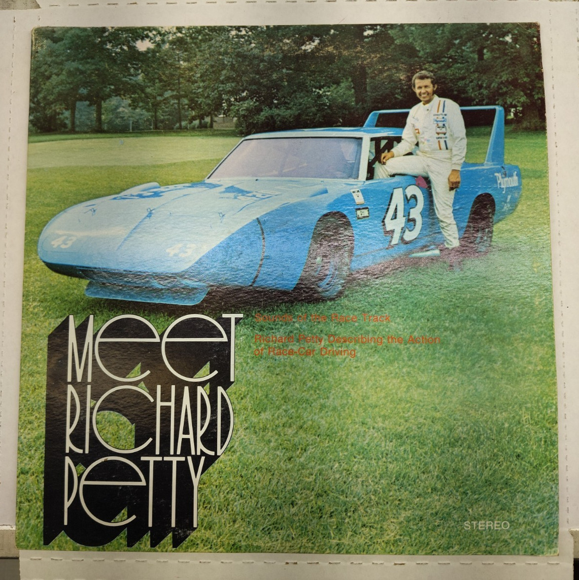 Meet Richard Petty; 1971 TGR Rec. LP 720; Includes VG booklet + Good LP+Cover