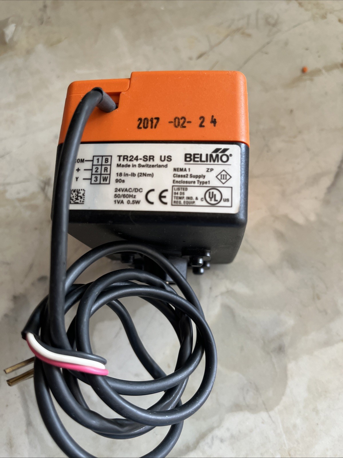 BELIMO Tr24-SR- US  Valve  Actuator 200 PSI Without Water Valve  USA