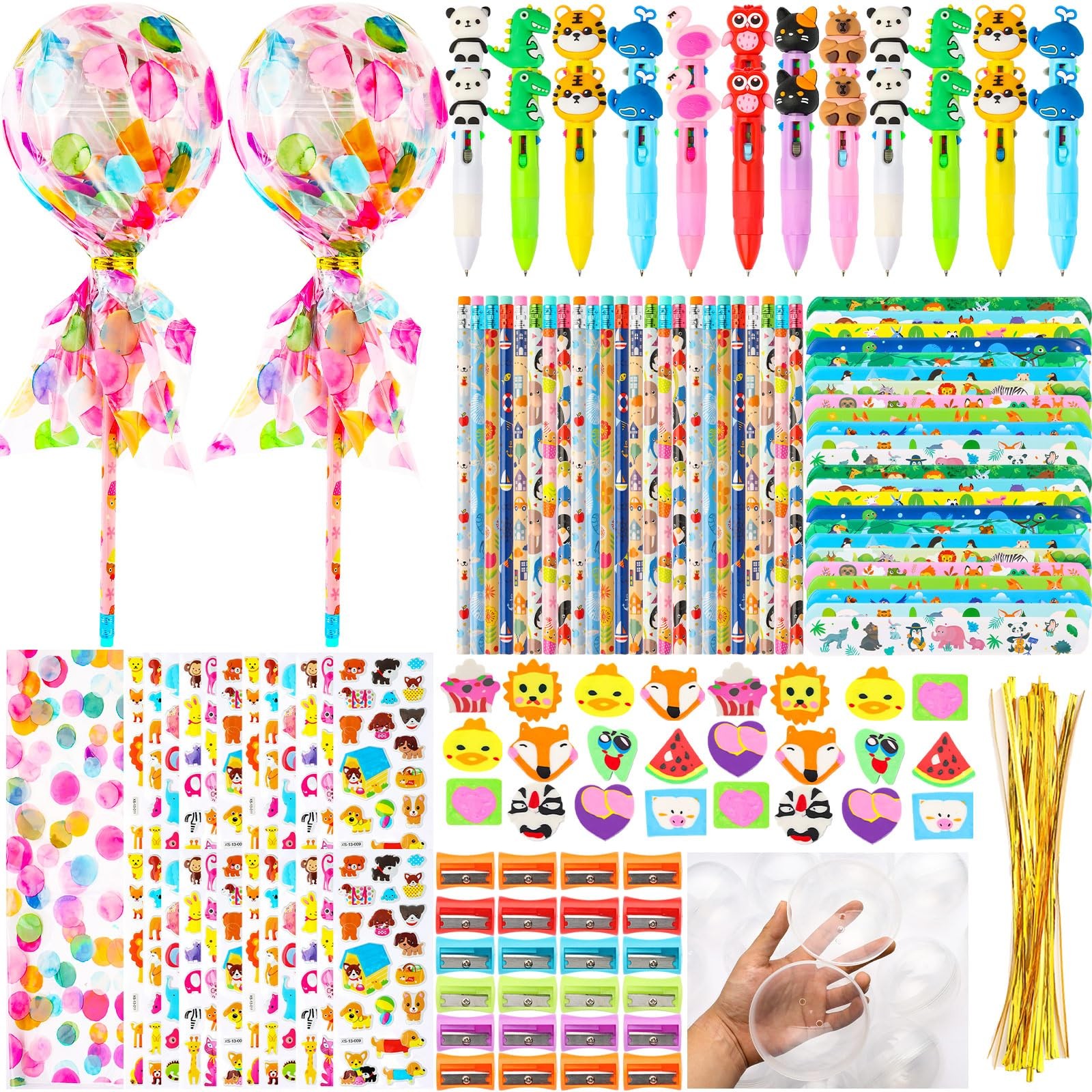 LiYiQ 24Pack Giant Lollipop Return Gifts for Birthday Party, Giant Lollipop with