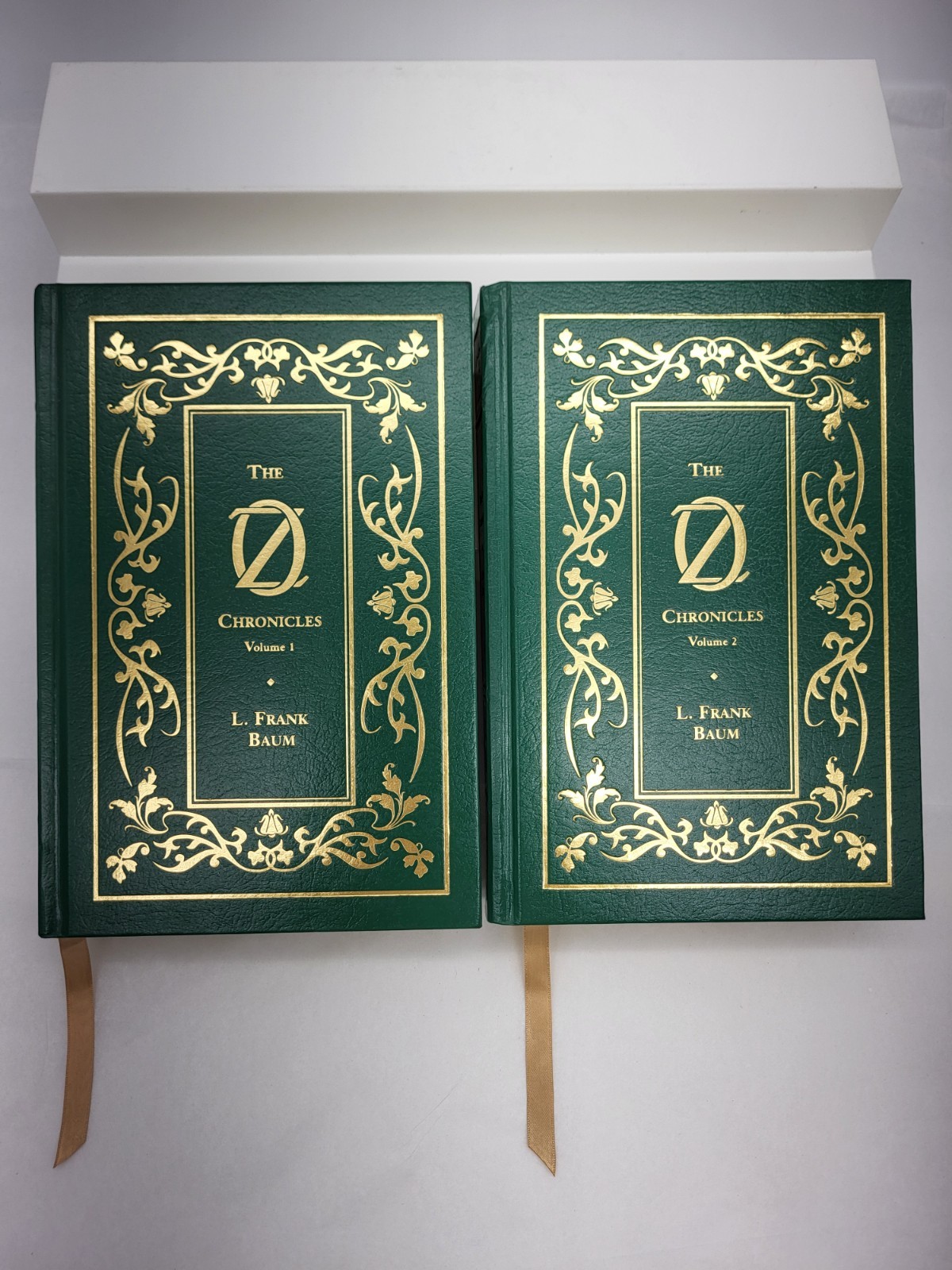L. Frank Baum The Oz Chronicles Vol 1 & 2 Leather Bound Hardcover Set