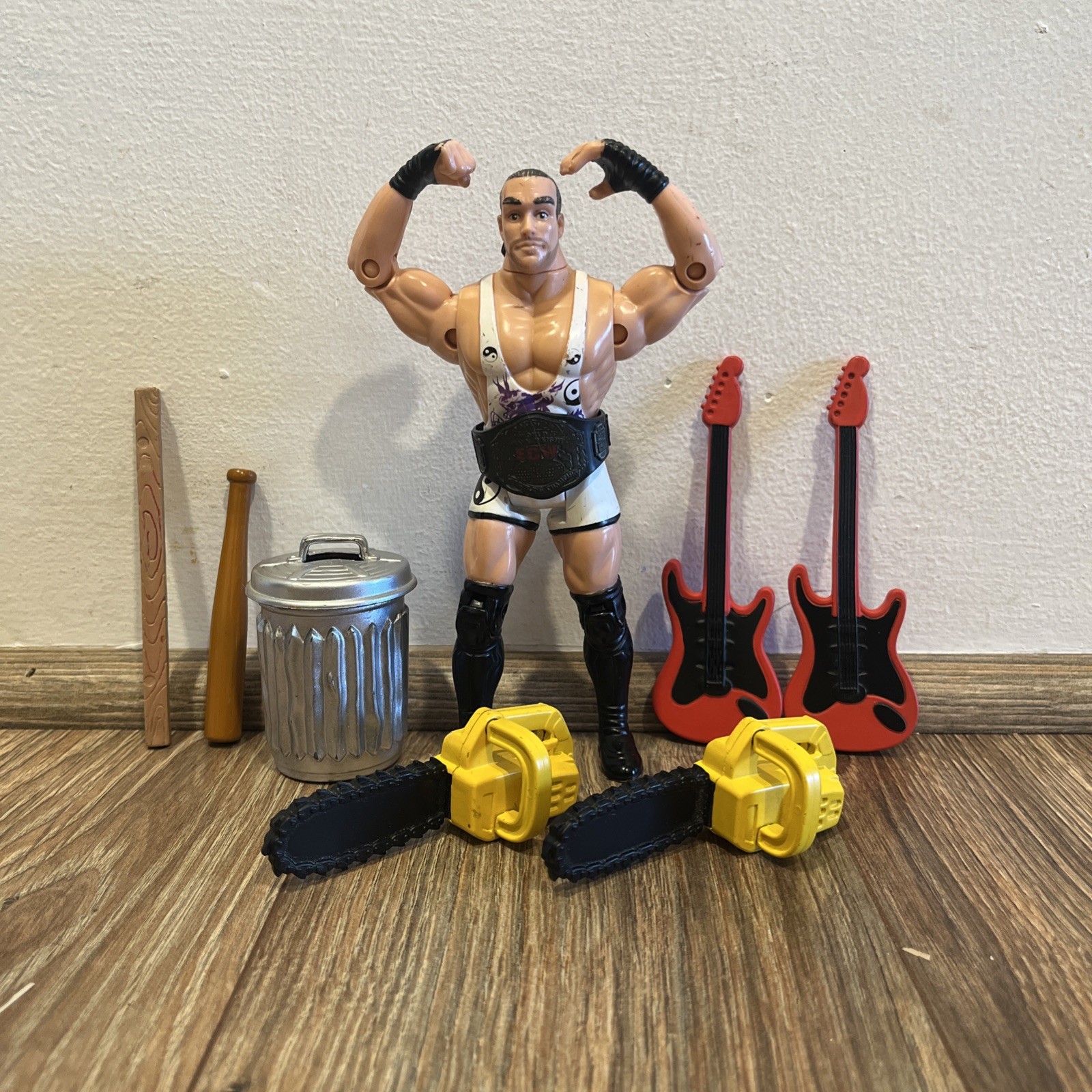 New and Used Rob Van Dam RVD ECW OSFTM Action Figure with ECW World ...