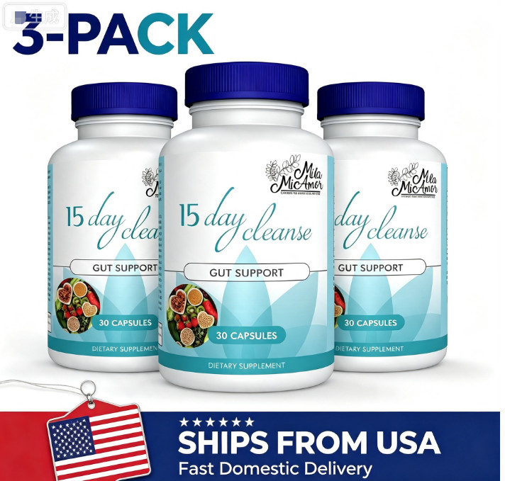 3pc Day 15 Gut Cleanse- Gut & Colon Assistance 30 Capsules Dietary Supplement 3pc Day 15 Gut Cleanse- Gut & Colon Assistance 30 Capsules Dietary Supplement