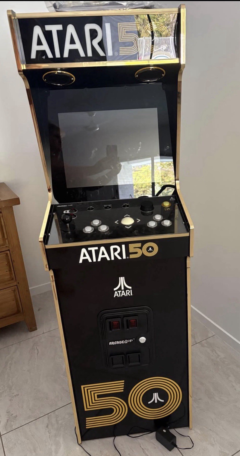 Arcade 1UP Atari 50th Anniversary Cabinet Working Great VERY RARE 🔥 Arcade 1UP Atari 50th Anniversary Cabinet Working Great VERY RARE 🔥