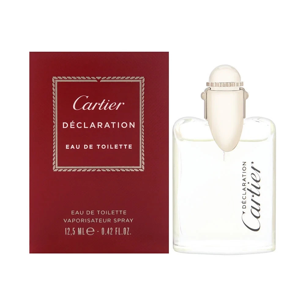 DECLARATION BY CARTIER EAU DE TOILETTE .42 fl. oz. 12.5ml. SEALED SPRAY DECLARATION BY CARTIER EAU DE TOILETTE .42 fl. oz. 12.5ml. SEALED SPRAY