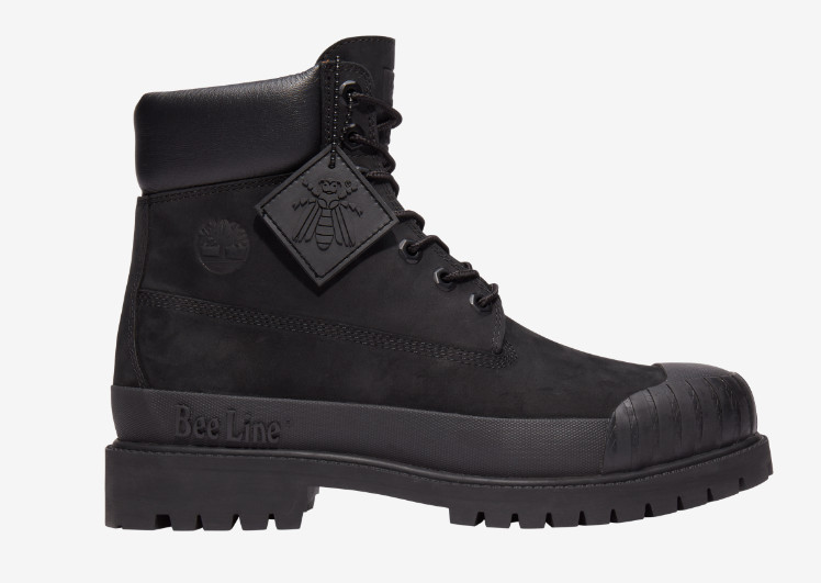 Timberland Women\'s Bee Line Premium Waterproof Rubber Toe Boots Black Size 7