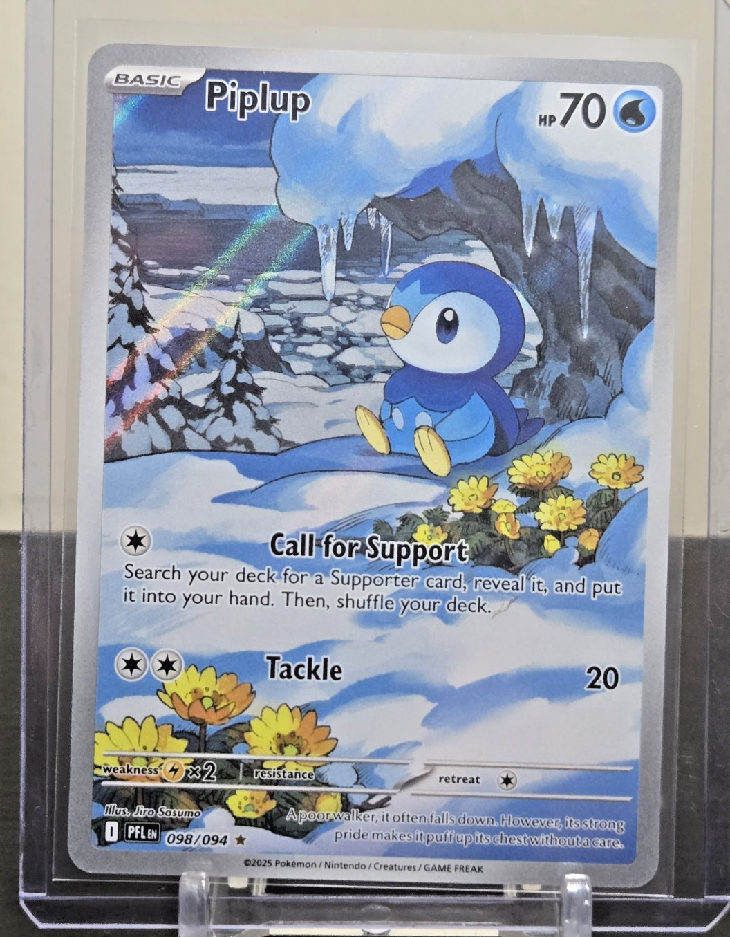 Piplup 098/094 Me02: Phantasmal Flames Holo Piplup 098/094 Me02: Phantasmal Flames Holo