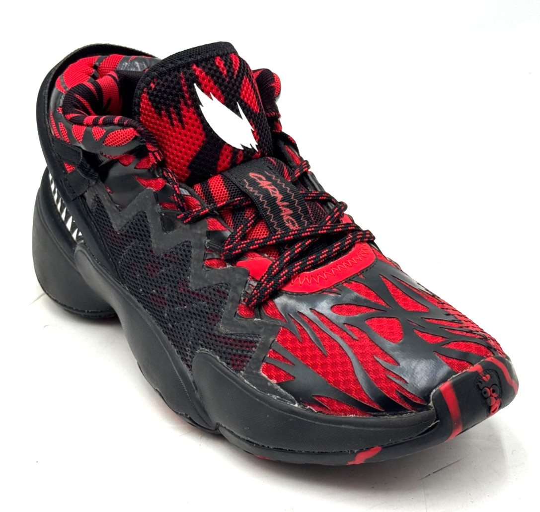Adidas D.O.N. Issue 2 Marvel Venom Carnage Sneakers Mens Size 6 Red Black FW8754