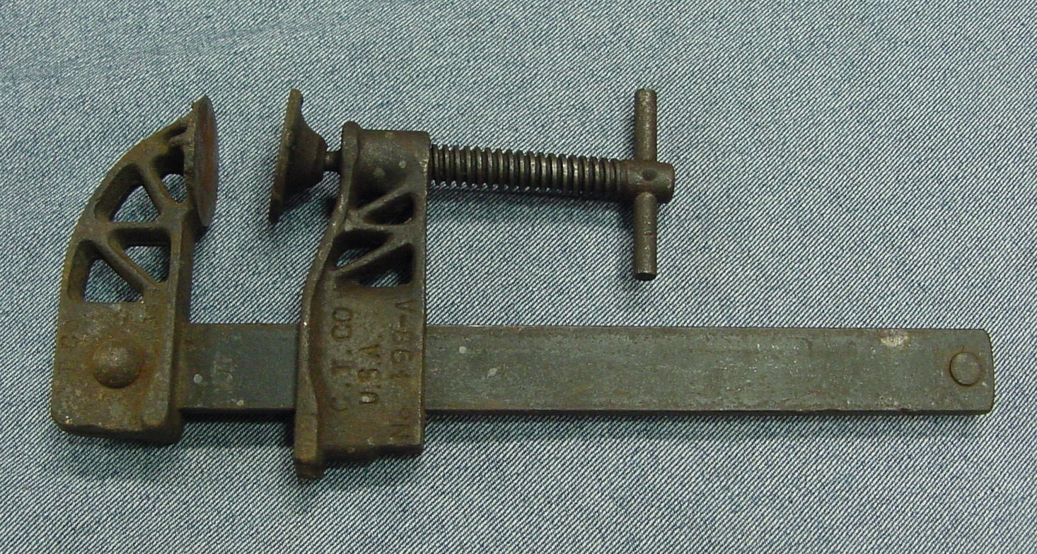 CT. CO 498A 10” Antique Bar Clamp