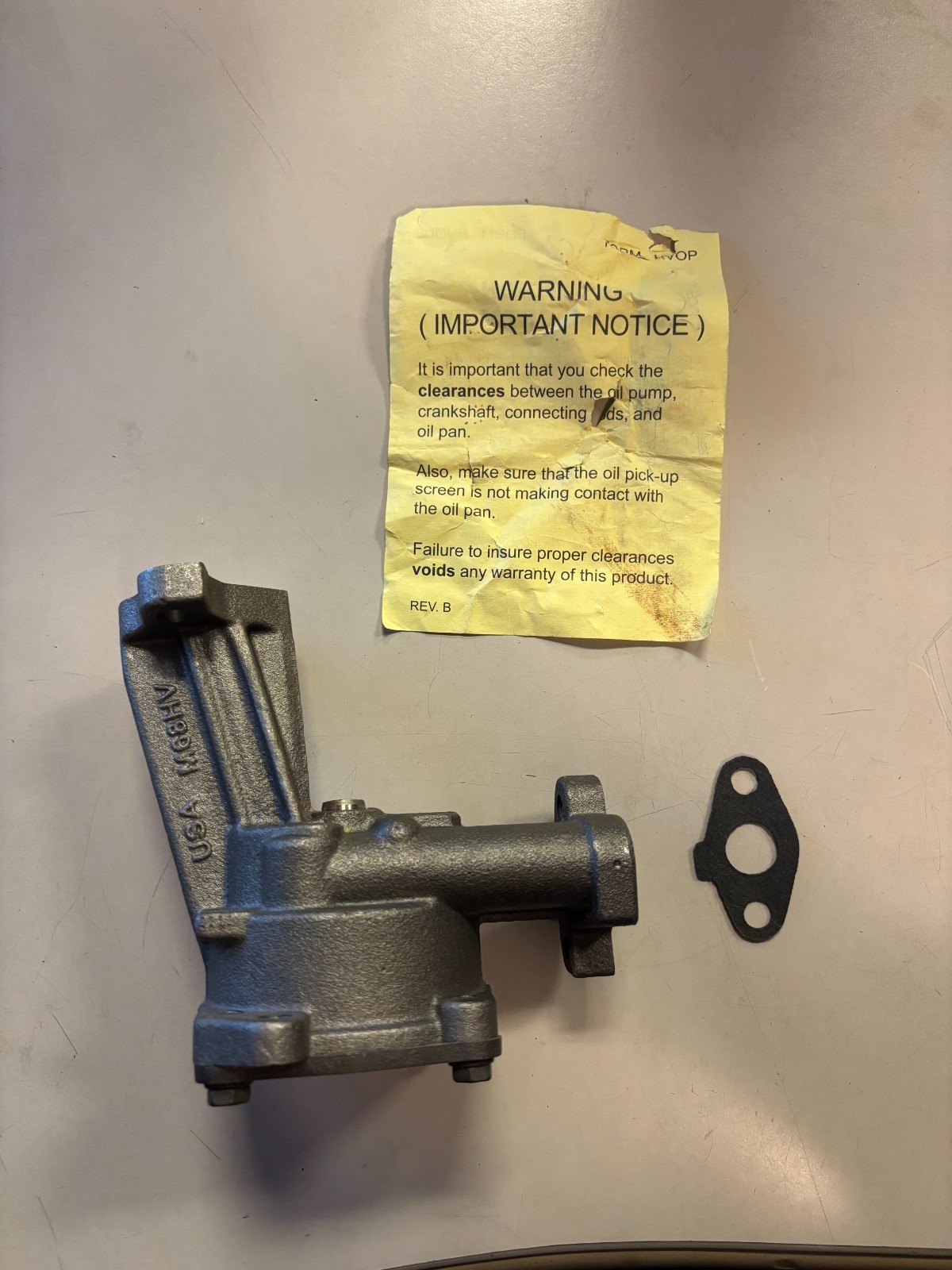 READ DESC Melling M-68HV Ford Small Block 260 289 302 5.0L High Volume Oil Pump READ DESC Melling M-68HV Ford Small Block 260 289 302 5.0L High Volume Oil Pump