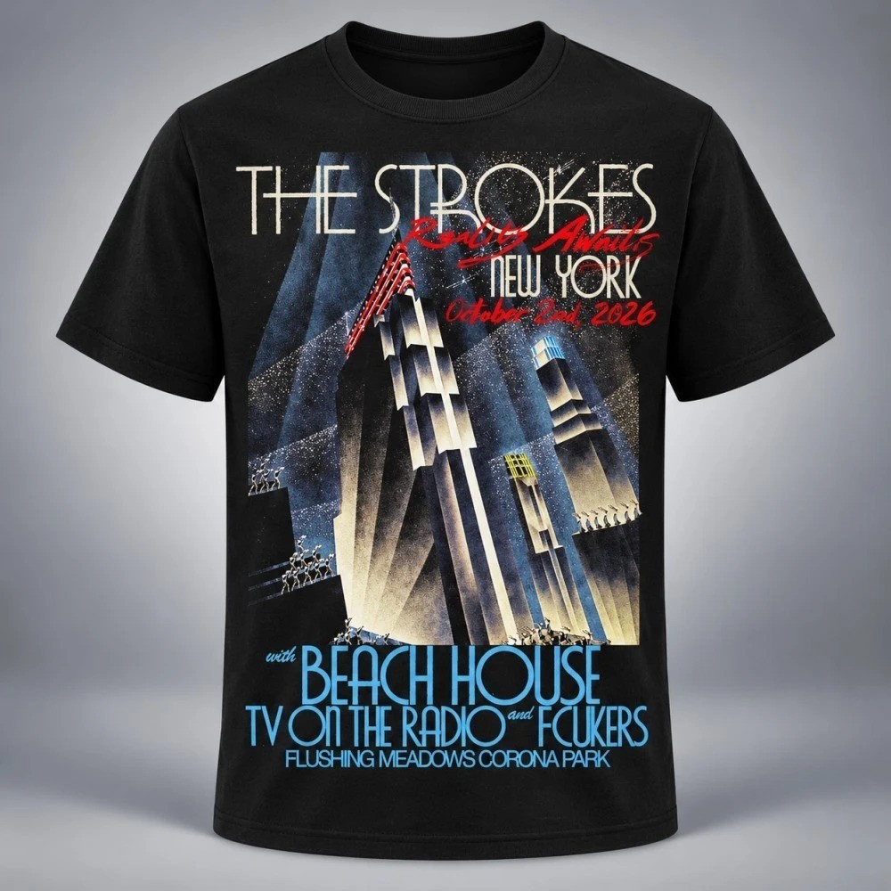 The Strokes New York Concert T-Shirt October 2 2026 Graphic Tee