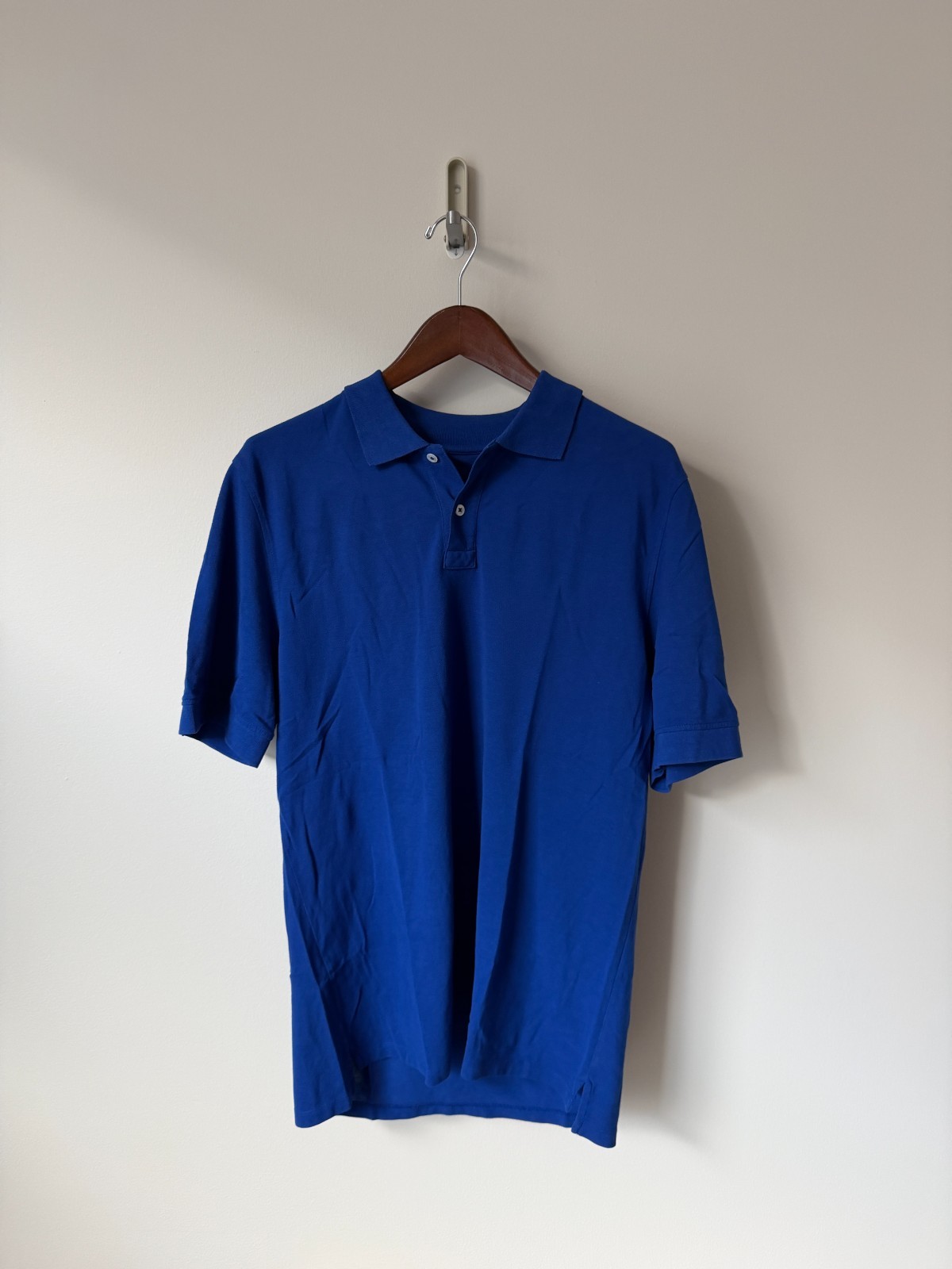 🔥 Drake\'s Royal Blue Long Sleeve Polo Shirt Made in Portugal Size XL NWOT