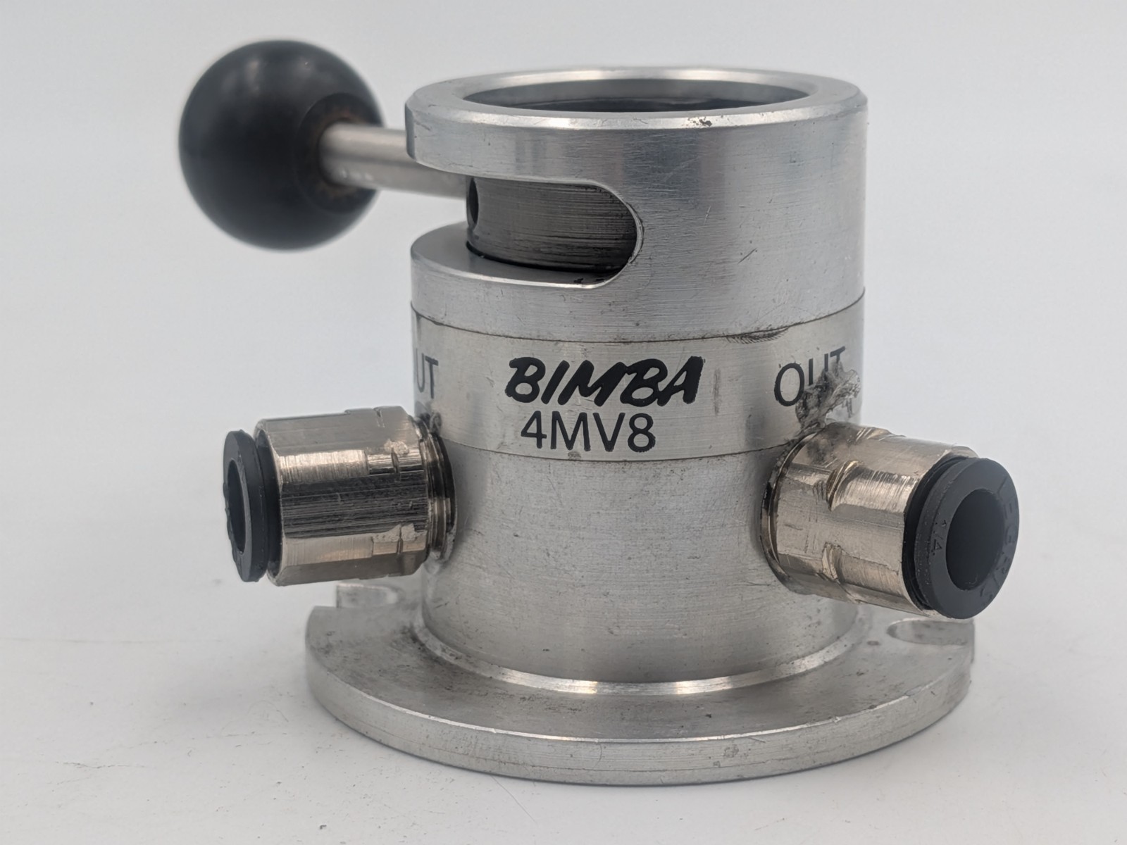 BIMBA 4MV8 4 WAY DIRECTIONAL CONTROL MINI ROTARY II VALVE MEAD MHL4 3