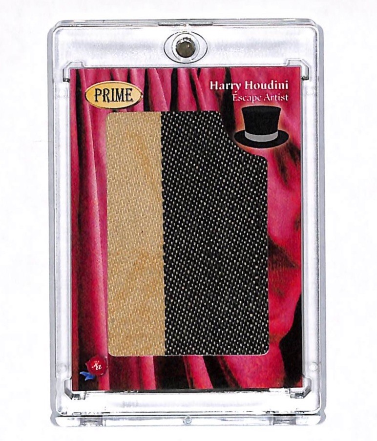 2024 Historic Autographs Prime Harry Houdini 2/9 Mail Bag Prop Relic Card