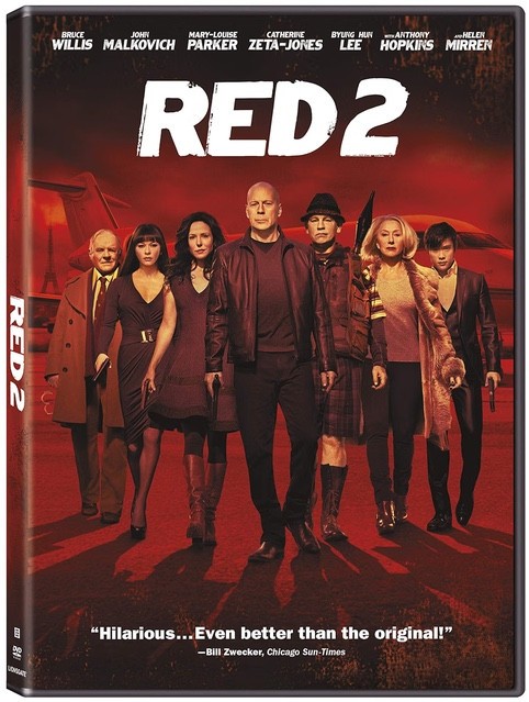 RED 2 (FACTORY SEALED) DVD Bruce Willis Helen Mirren John Malkovich Action