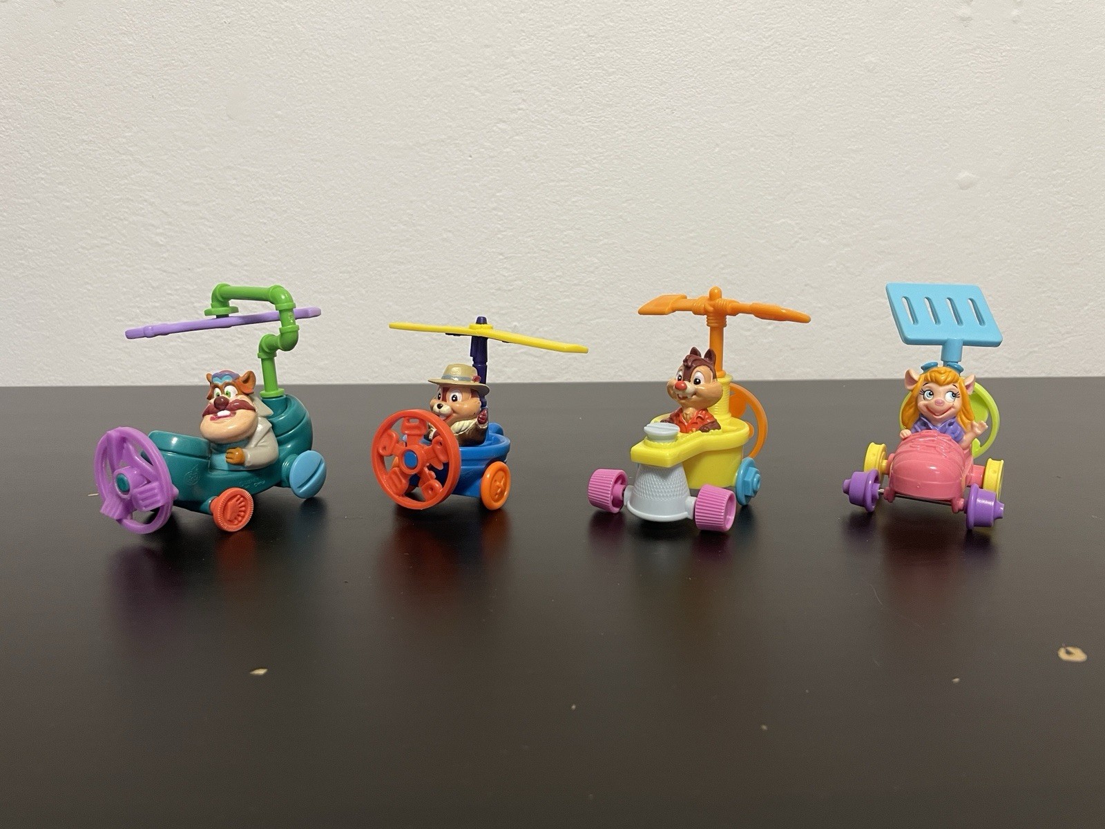 VTG 1989 Disneys Chip n Dale Rescue Rangers McDonalds Happy Meal Toys Set Of 5