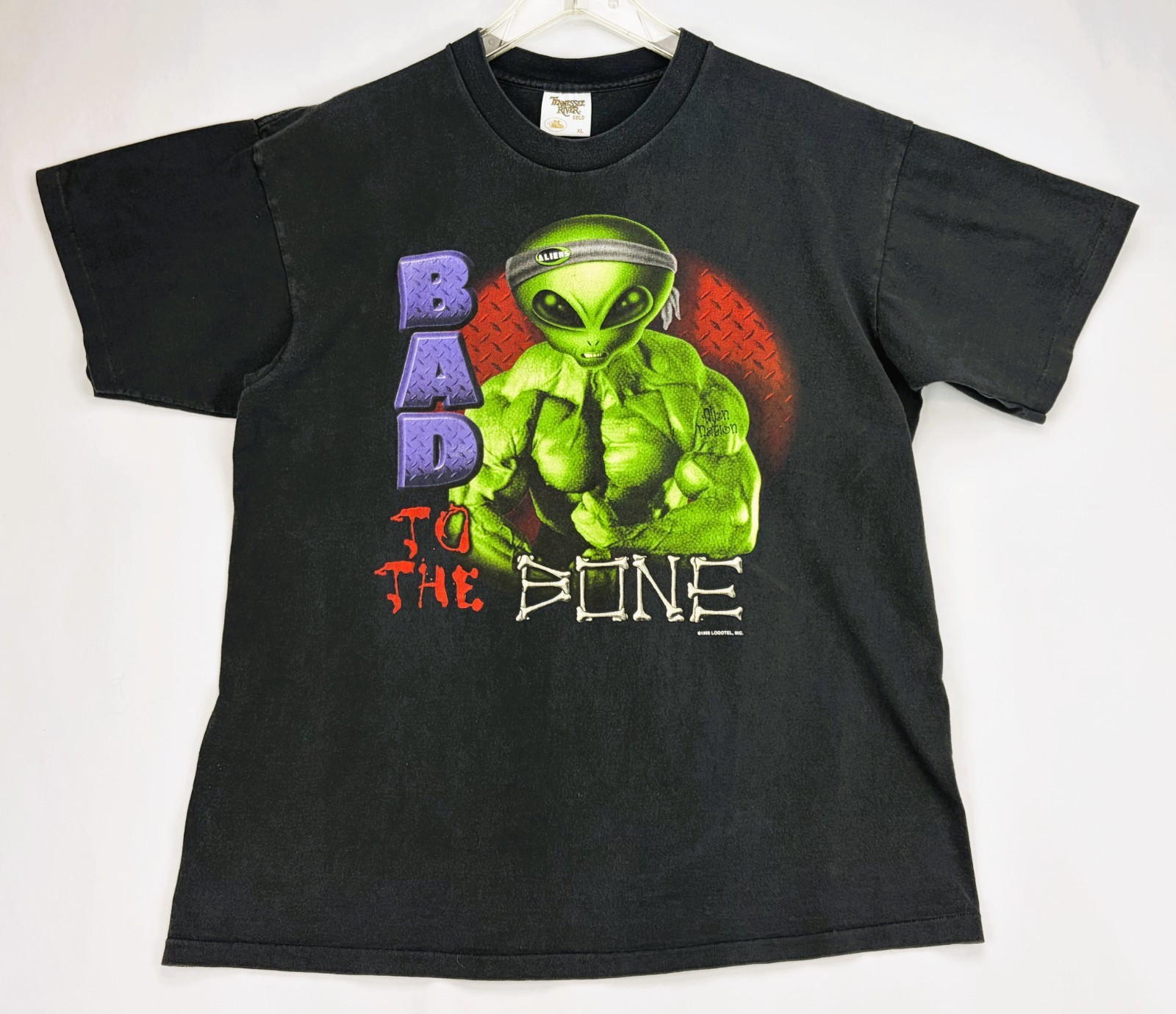 Vintage 1998 Alien Nation Bad To The Bone T-Shirt Mens Large Black Made USA 90s Vintage 1998 Alien Nation Bad To The Bone T-Shirt Mens Large Black Made USA 90s