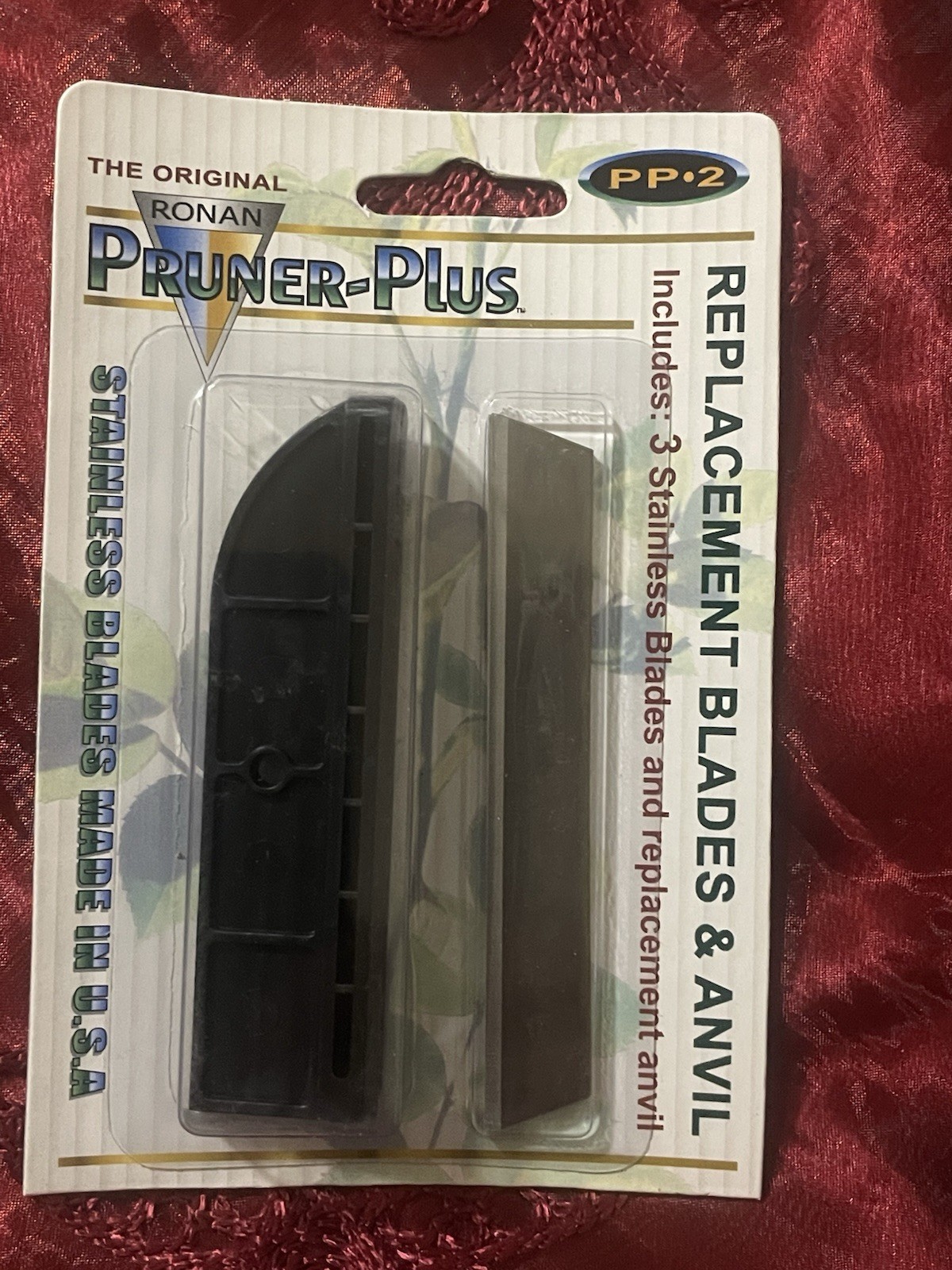 Ronan PP-2 40278 Pruner-Plus Set of 3 Replacement Blades & Anvil NEW Ronan PP-2 40278 Pruner-Plus Set of 3 Replacement Blades & Anvil NEW