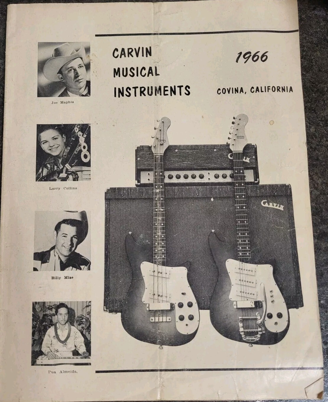 Rare 1966 Carvin Music Instruments Catologue, Covina California Rare 1966 Carvin Music Instruments Catologue, Covina California