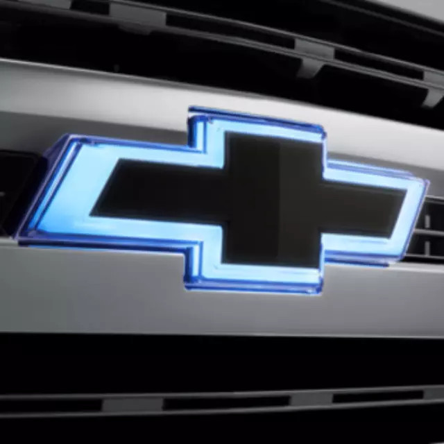 Genuine GM Exterior Emblem Illuminated Black 85144185
