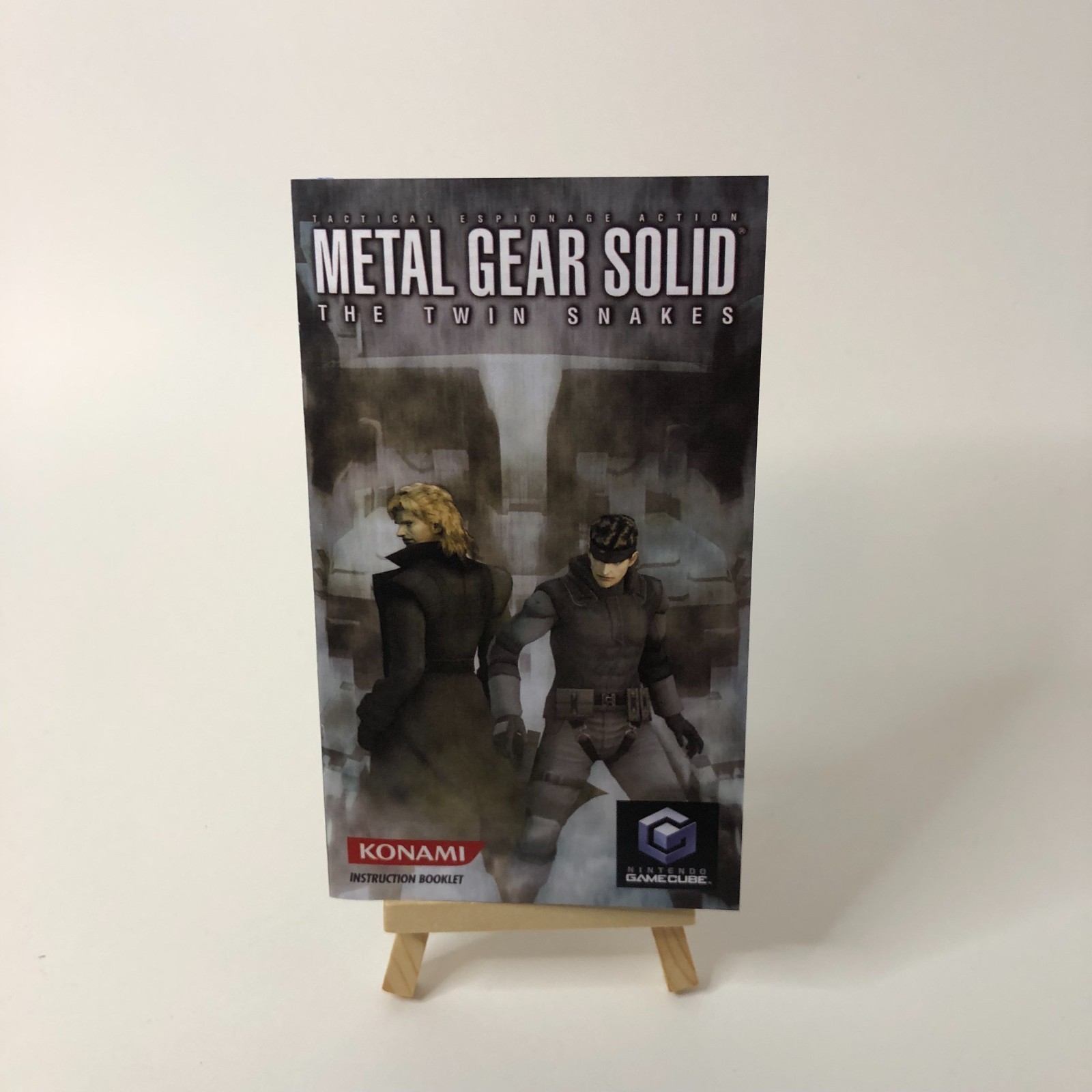 Replacement Manual for Metal Gear Solid: The Twin Snakes Nintendo GameCube Replacement Manual for Metal Gear Solid: The Twin Snakes Nintendo GameCube