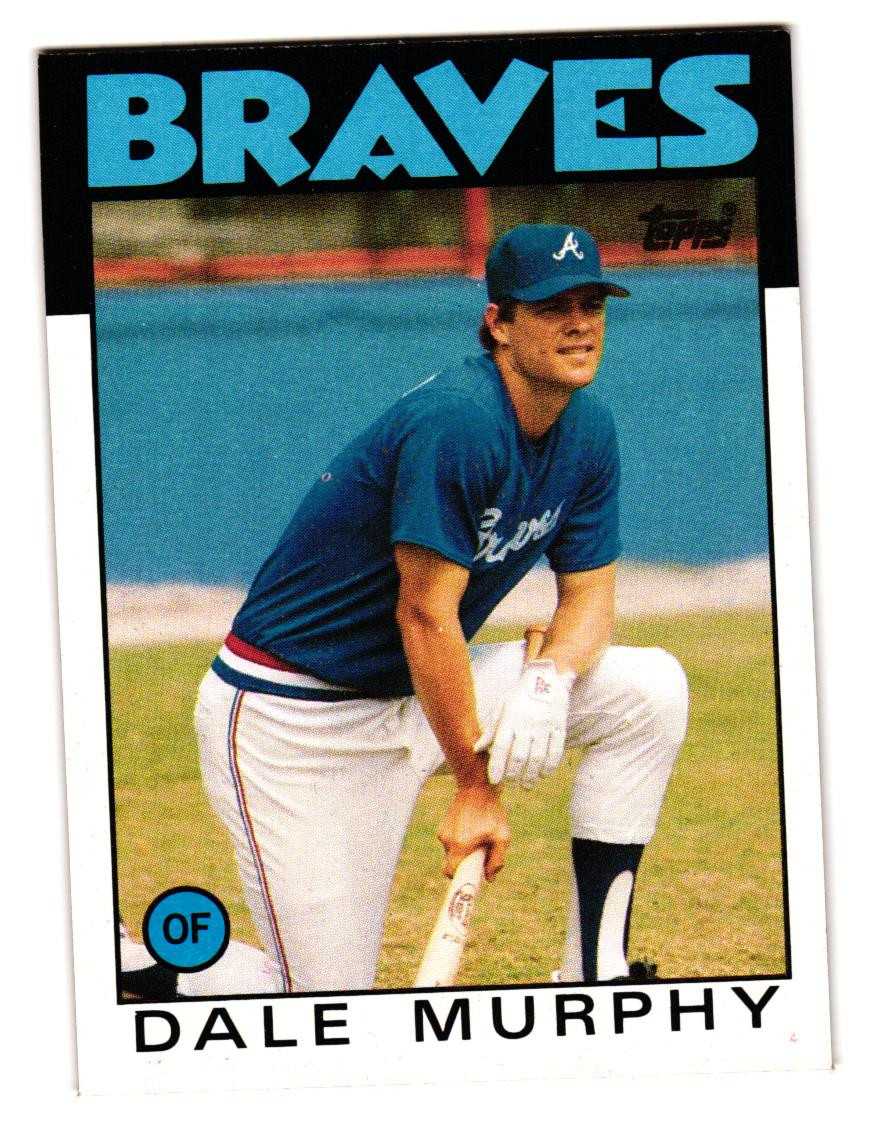 1986 Topps - Dale Murphy #600 Atlanta Braves MVP