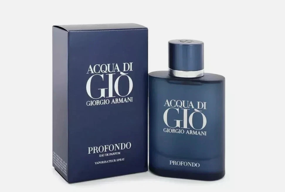 Acqua Di Gio Profondo by Giorgio Armani parfum men 3.3 / 3.4 oz New in Box Acqua Di Gio Profondo by Giorgio Armani parfum men 3.3 / 3.4 oz New in Box