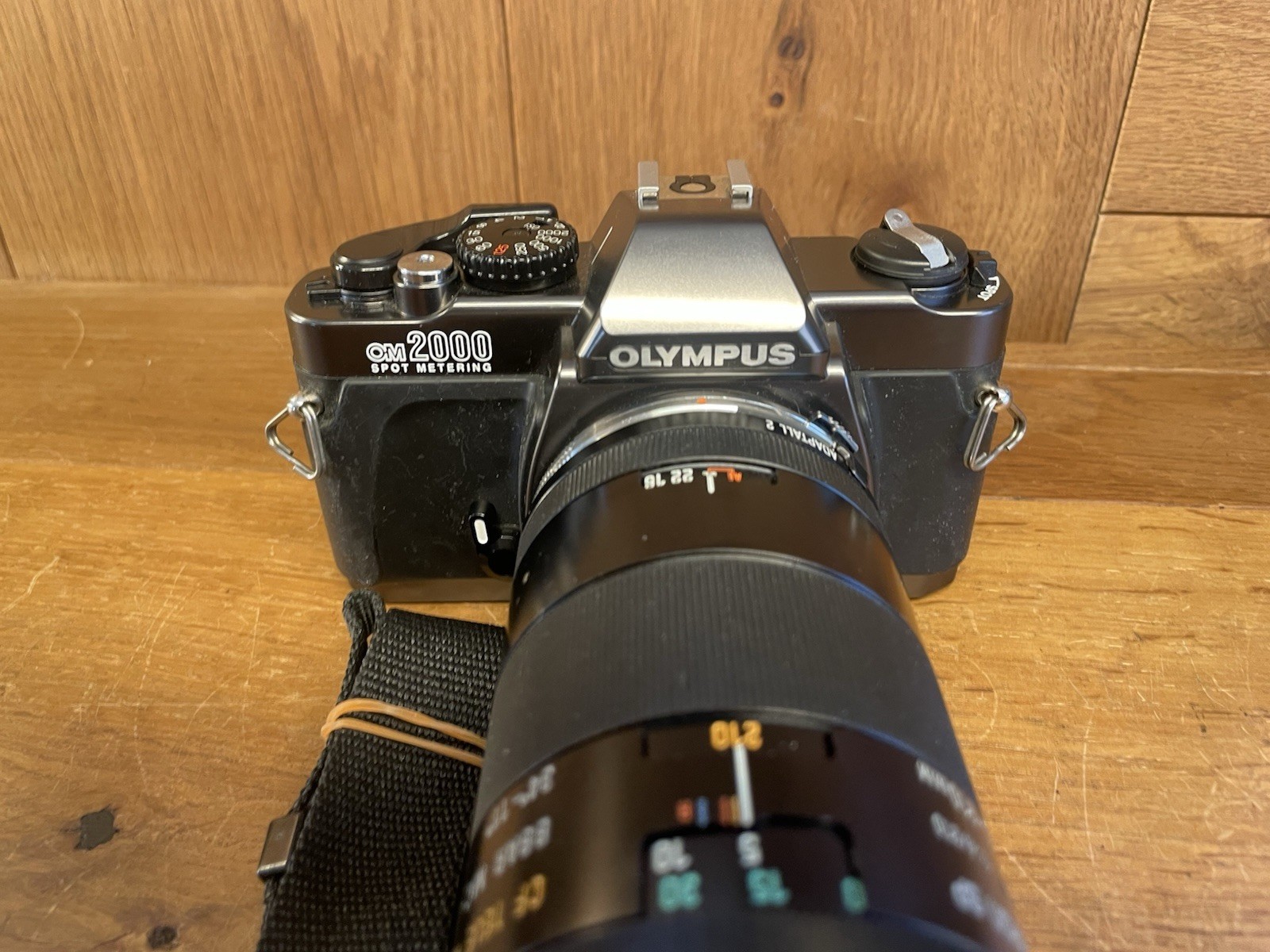 *Near Mint ++* Olympus OM 2000 Film Camera Tamron SP 70-210mm Macro Zoom From JP