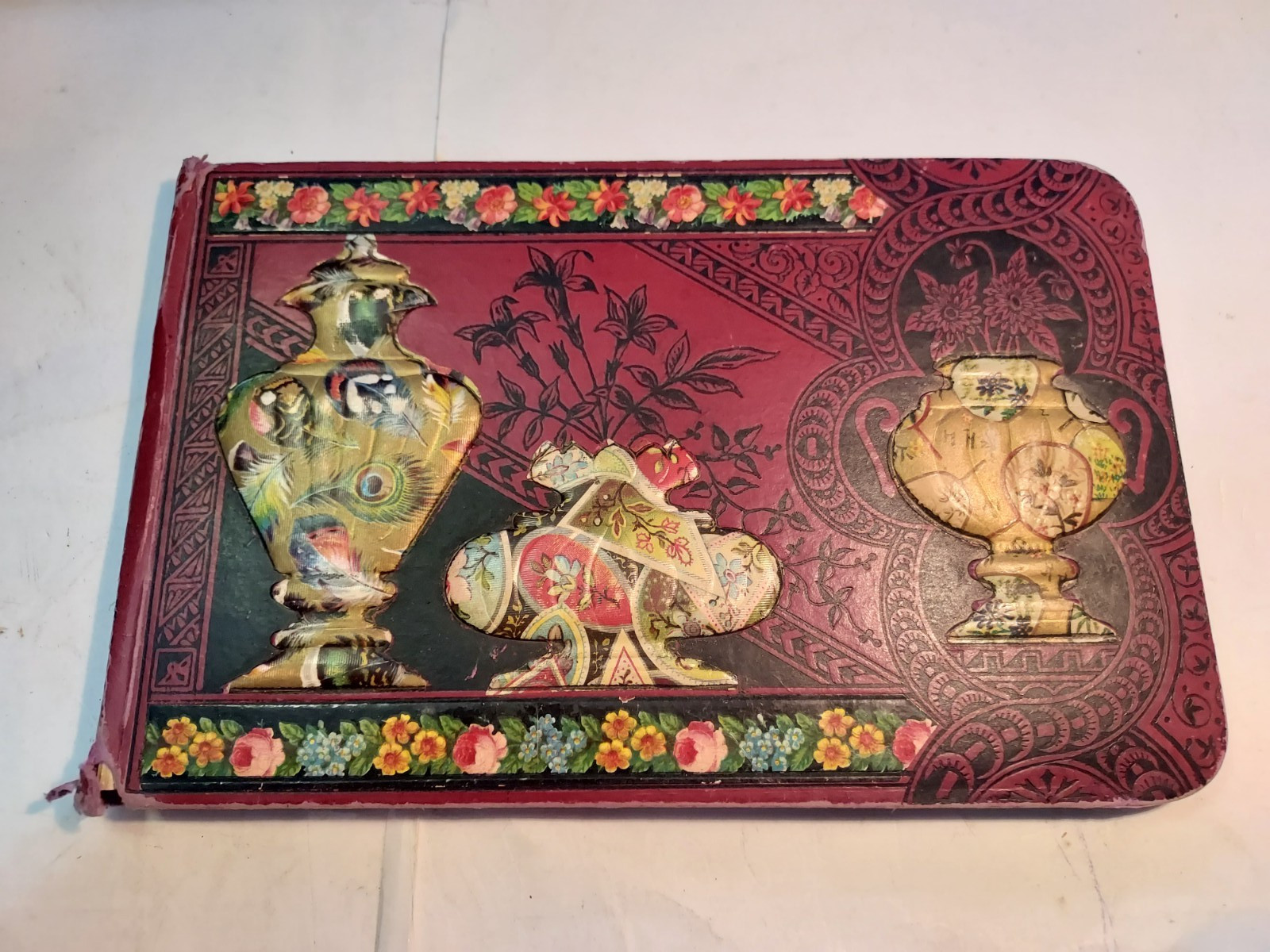Antique Victorian Autograph Book 3-1880s-90s Massachusetts & New Hampshire