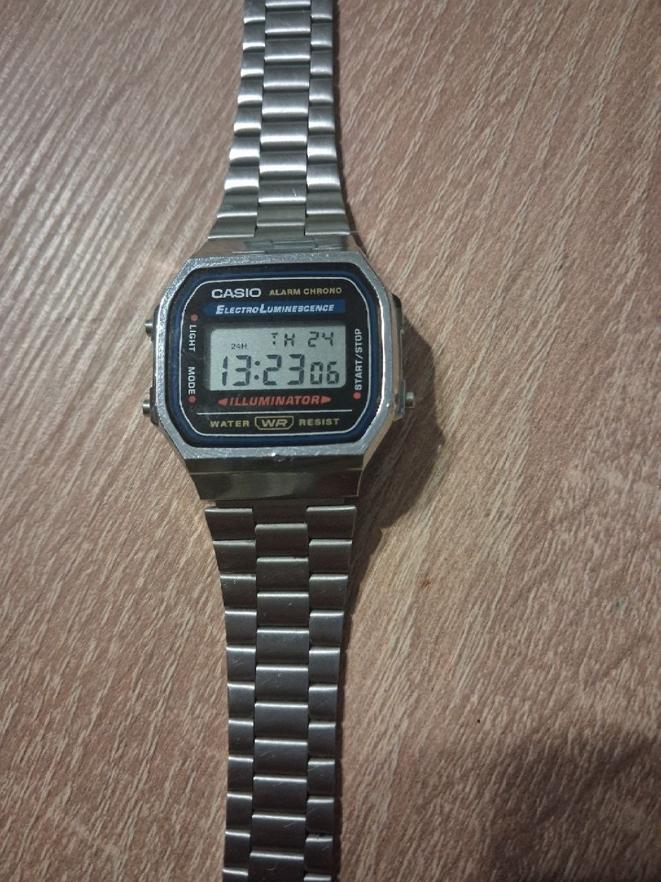Casio Vintage A168 Metal Digital Watch Module 3298 Illuminator Casio Vintage A168 Metal Digital Watch Module 3298 Illuminator