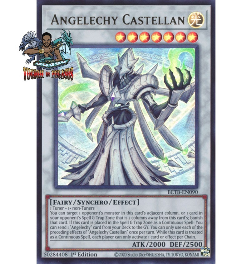 Yugioh 1x Angelechy Castellan BETB-EN090 Ultra Rare 1st Ed NM