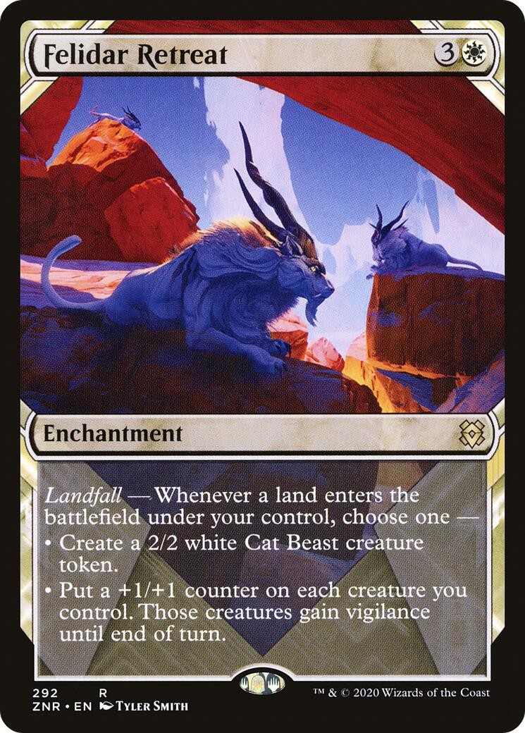 Felidar Retreat (Showcase) #292 *Foil* (NM) Zendikar Rising (ZNR) MTG