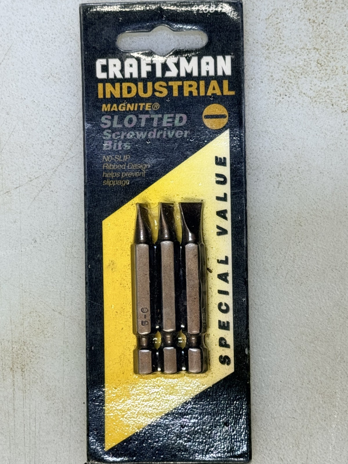 Vintage NOS Craftsman Industry Magnite  Slotted Screwdriver Bits