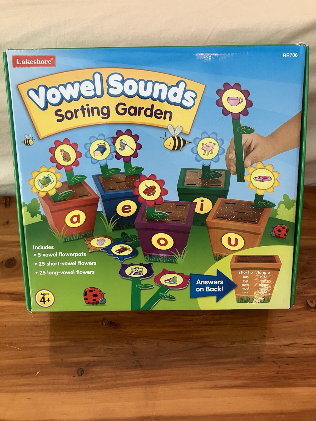 Lakeshore Vowel Sounds Sorting Garden RR708 Long Short Vowels Complete RARE