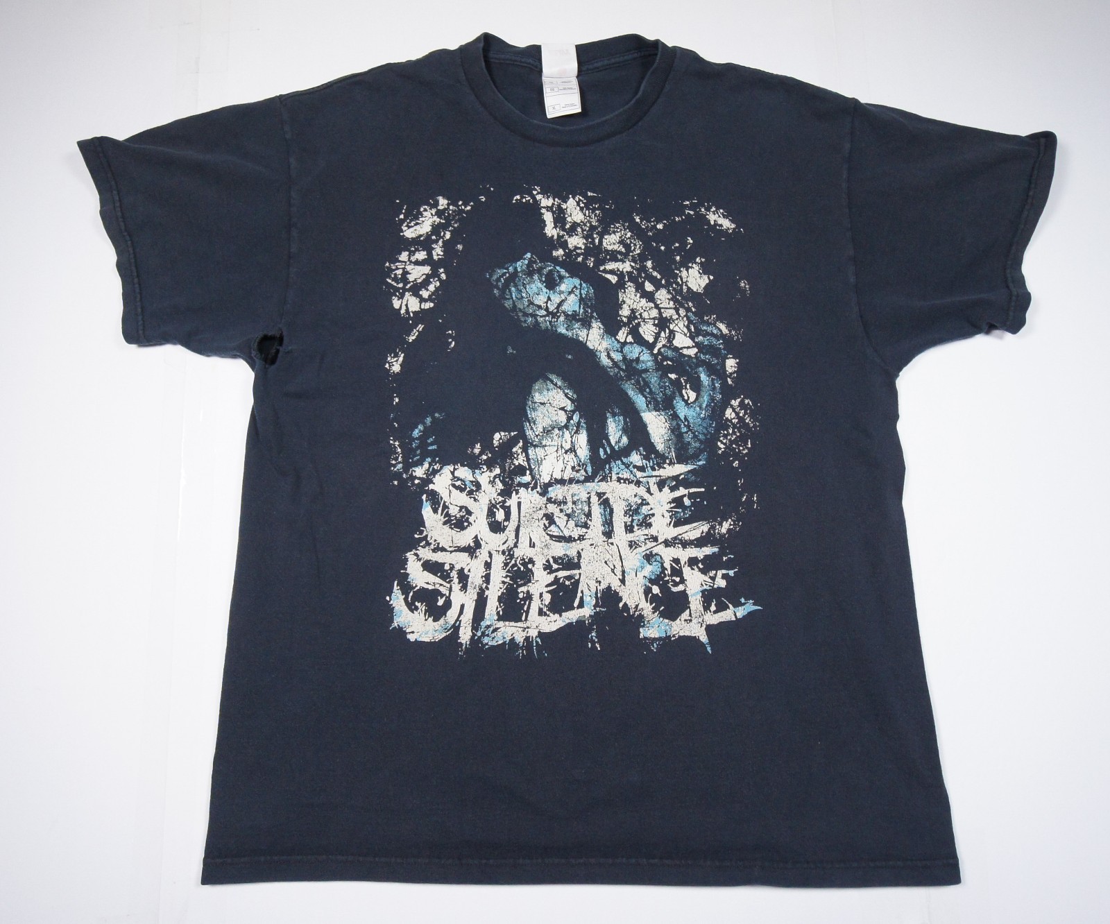 Vintage Suicide Silence Shirt Mens XLarge Black Death Metal Band Tee Deathcore