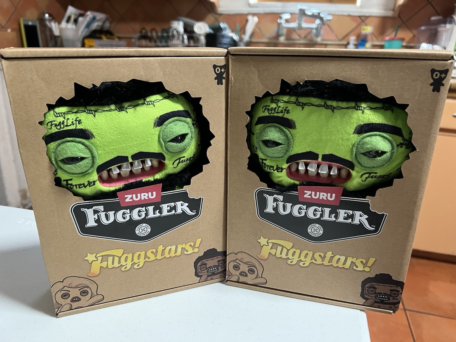 (2) Rare Post Malone Fuggler Fuggstars New Collectible Plush  Silver Teeth