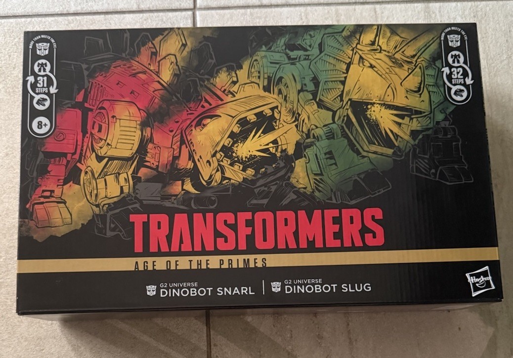 Hasbro Transformers Age Of The Primes G2 Universal Dinobots Snarl And Slug Hasbro Transformers Age Of The Primes G2 Universal Dinobots Snarl And Slug