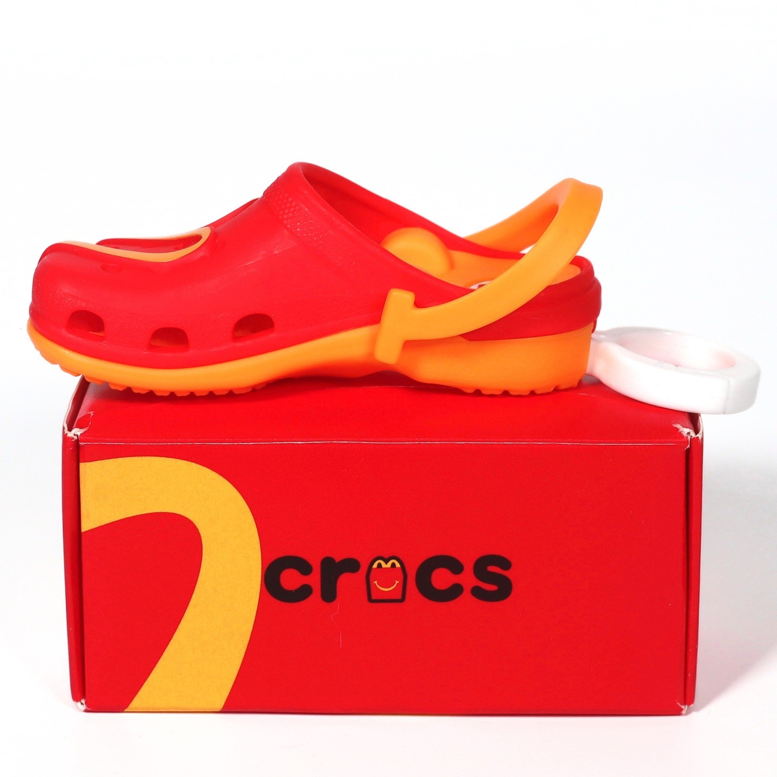 McDonalds Crocs Keychain #4 Lot of 2 Happy  Meal Toy 2024 Golden Arches Red Shoe