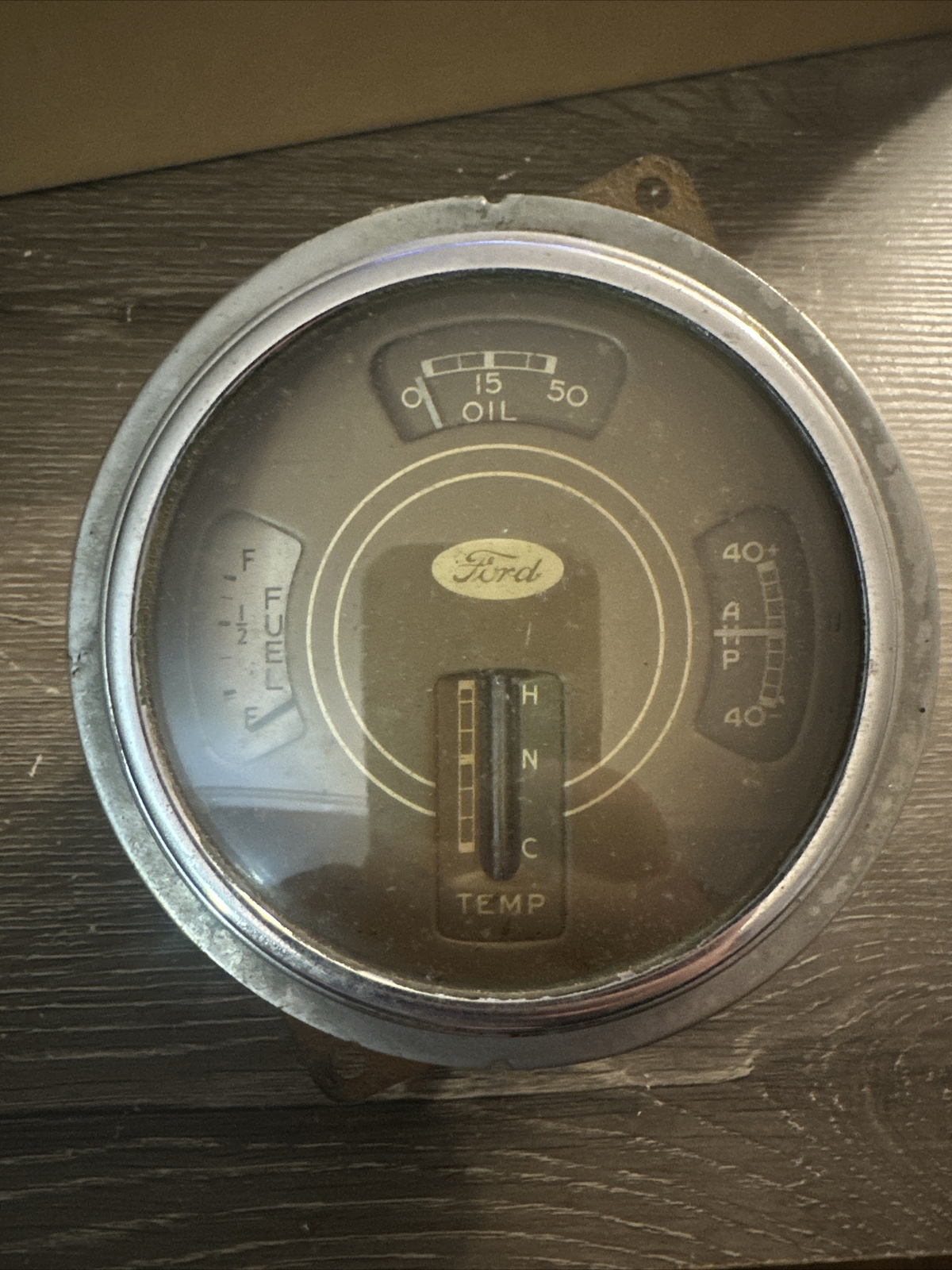 Vintage 1937-39 Ford Gauge Cluster Vintage 1937-39 Ford Gauge Cluster