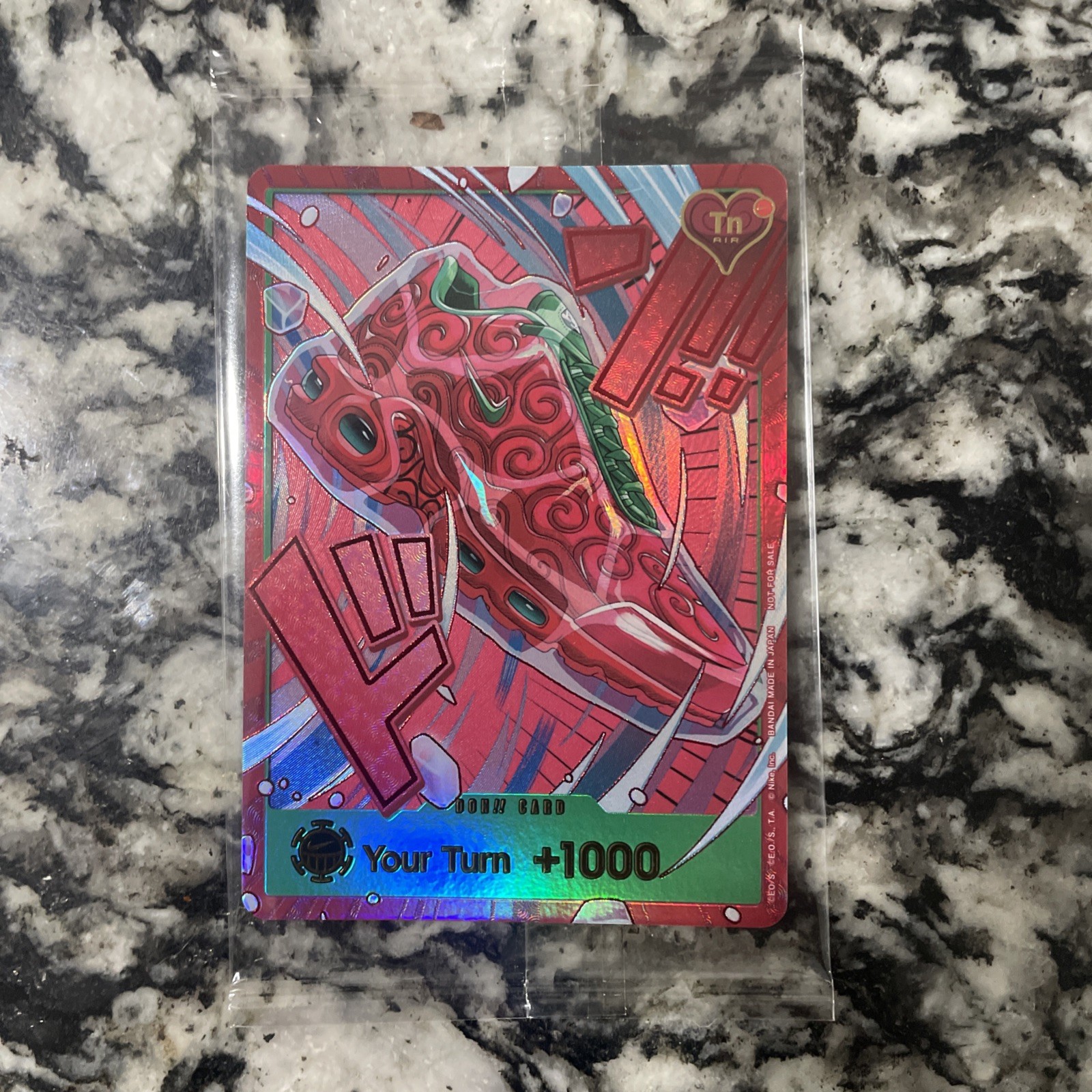 One Piece x Nike 2026 Air Max Plus Ope Ope DON Promo Card (English) Ungraded