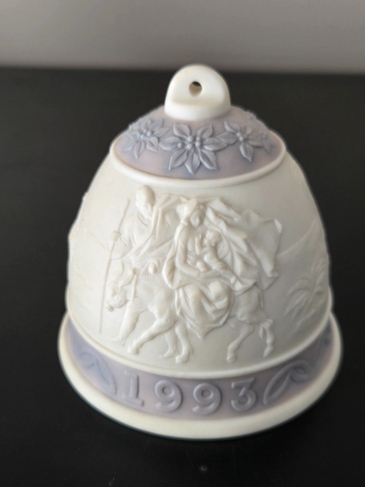 Vintage Lladró 1993 Annual Porcelain Christmas Bell